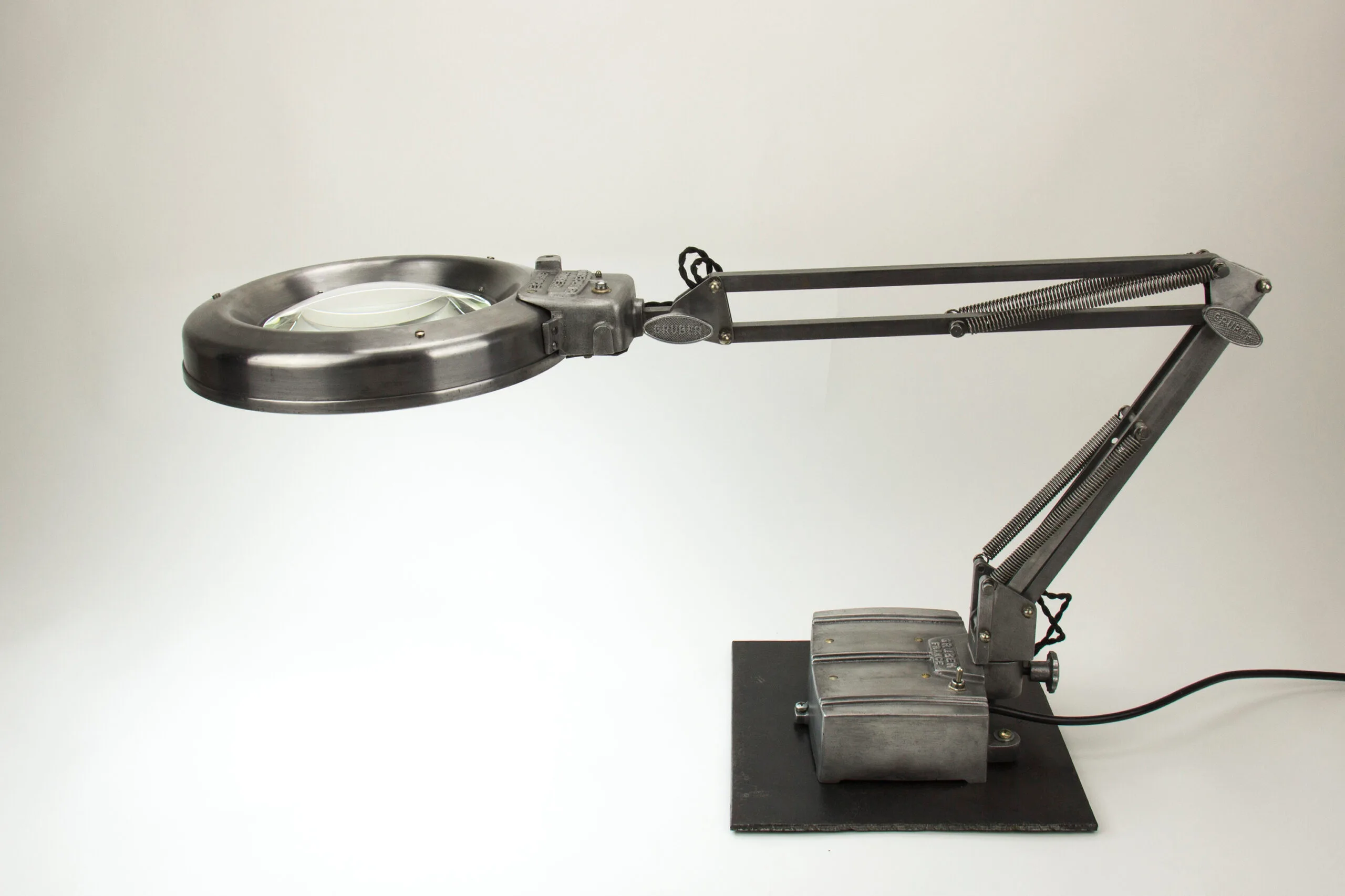 Tritemps -GRUBER Loupe Eclair FRENCH - Collectible design (3) Workshop Atelier light - Antic french antique light