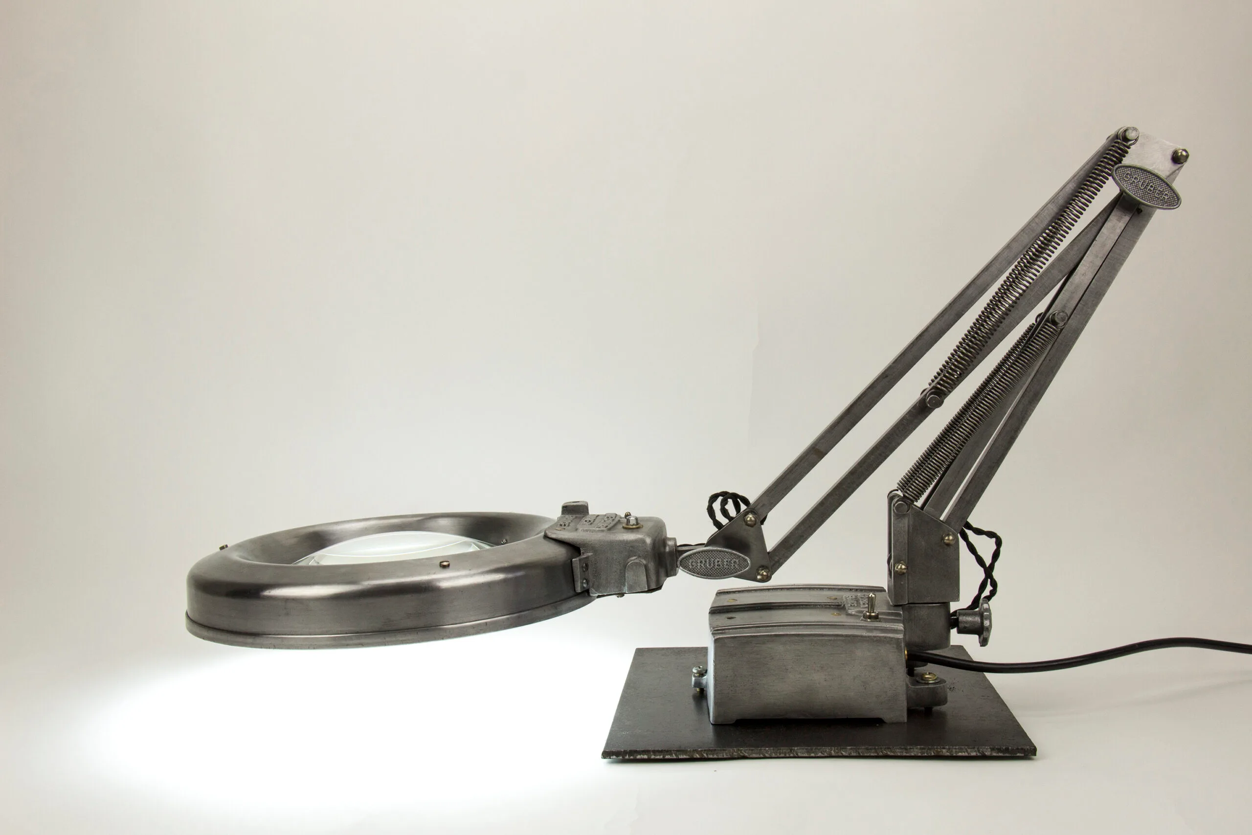 Tritemps -GRUBER Loupe Eclair FRENCH - Collectible design (4) Workshop Atelier light - Antic french antique light