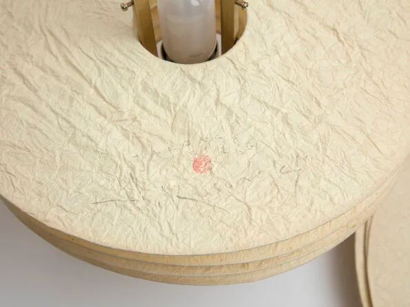 Washi japanese light - Rare furniture - Made in japan - handcraft - Japanese Bird