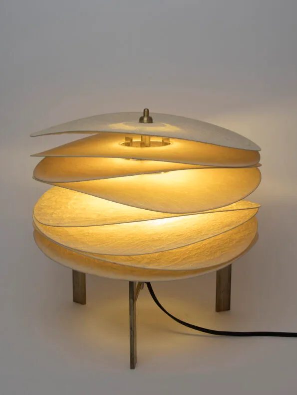 Washi japanese light - Rare furniture - Made in japan - handcraft - Japanese Bird