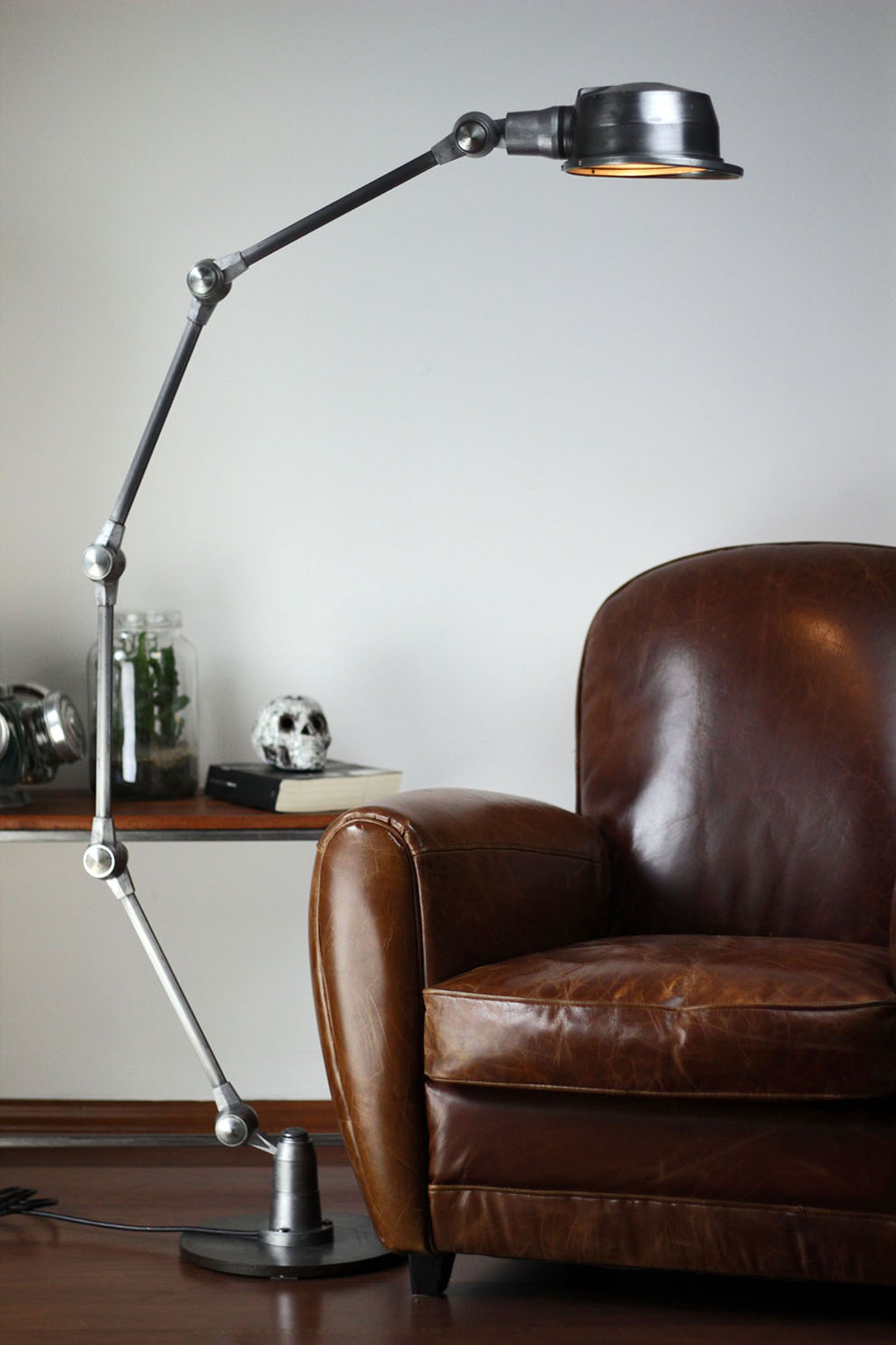 vintage floor lamp - french industrial classic JIELDE GRAS furniture